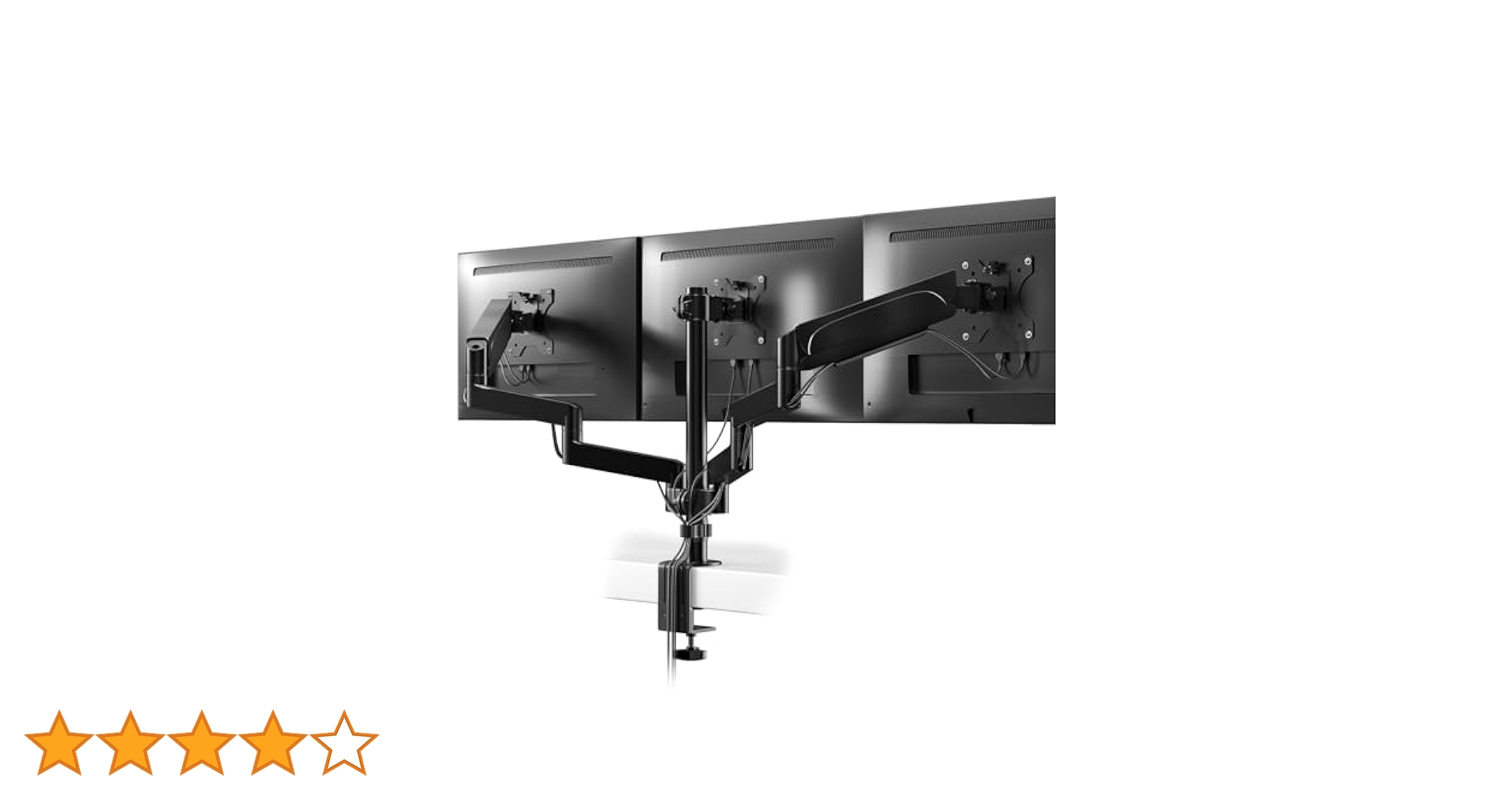 Amazon.co.jp: ACCURTEK PC モニターアーム 3画面 17-27インチ